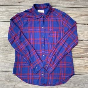 Hollister berry plaid flannel